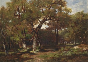 A wooded landscape